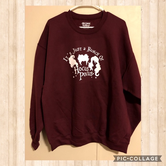Gildan Tops - NWT Hocus Pocus Handmade Boutique Sweatshirt